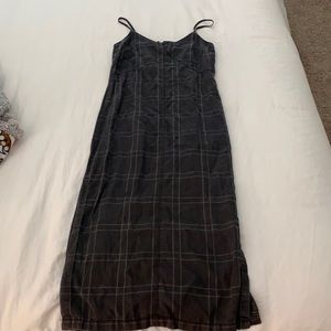 Topshop grey striped gown